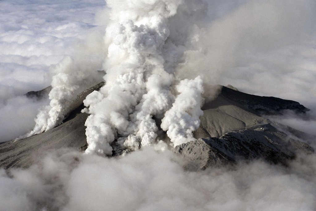 извержение, вулкана