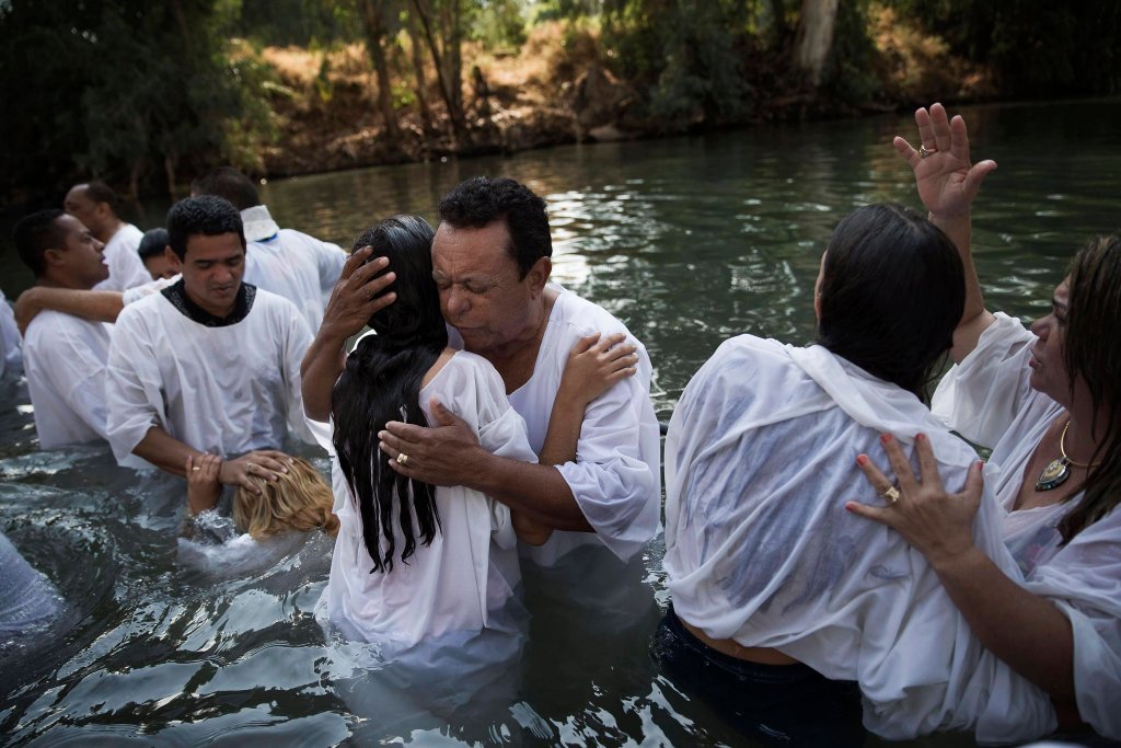 Kreshhenie v reke Iordan 2 Крещение в реке Иордан