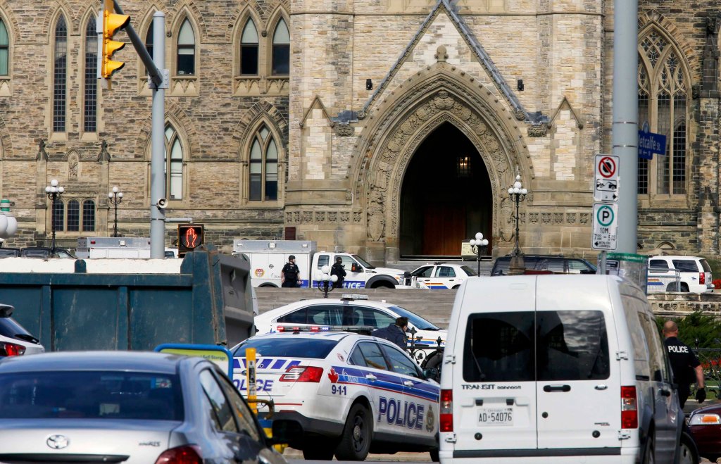 Нападение на парламент в Канаде