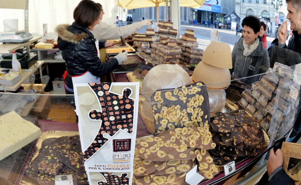 Festival shokolada v Turine 3 Фестиваль шоколада в Турине