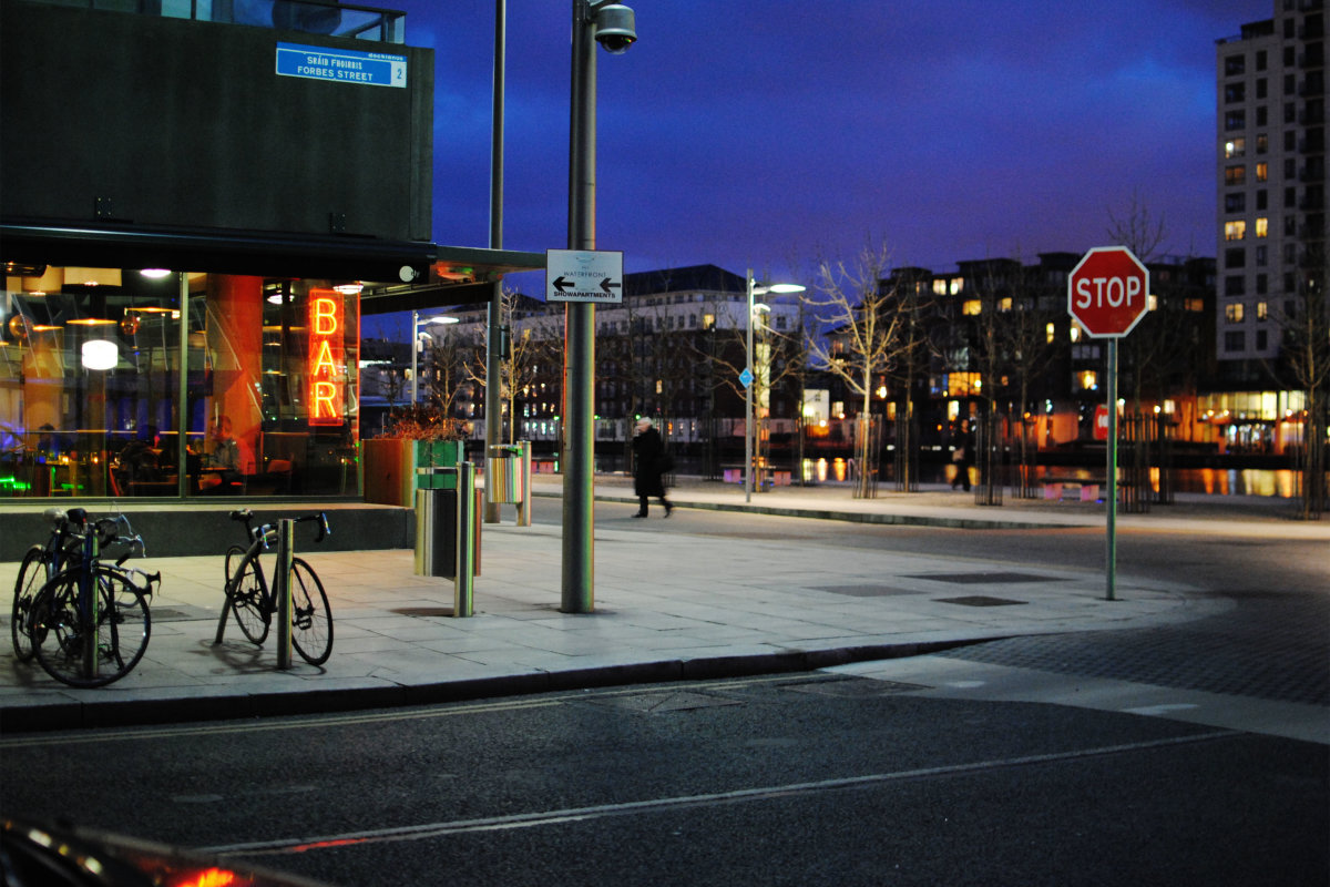 3. Форбс-стрит в Дублине, столице Ирландии.