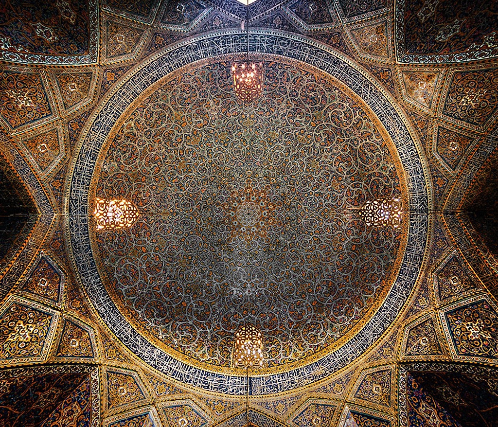 Гипнотические узоры иранских мечетей-6