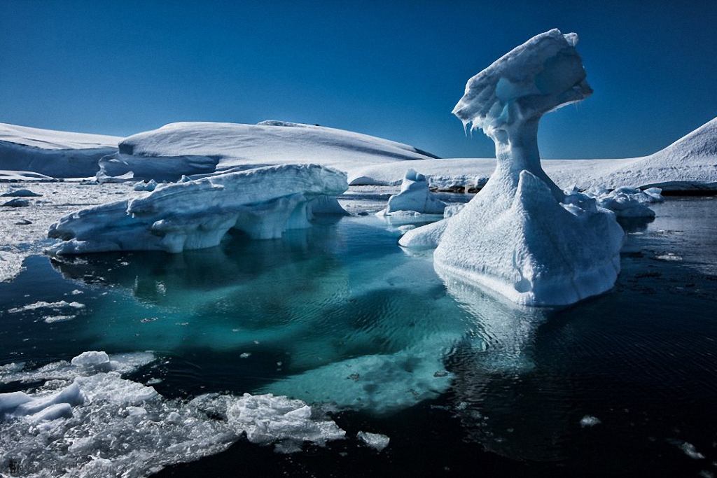 Ледяные скульптуры созданные самой природой-1