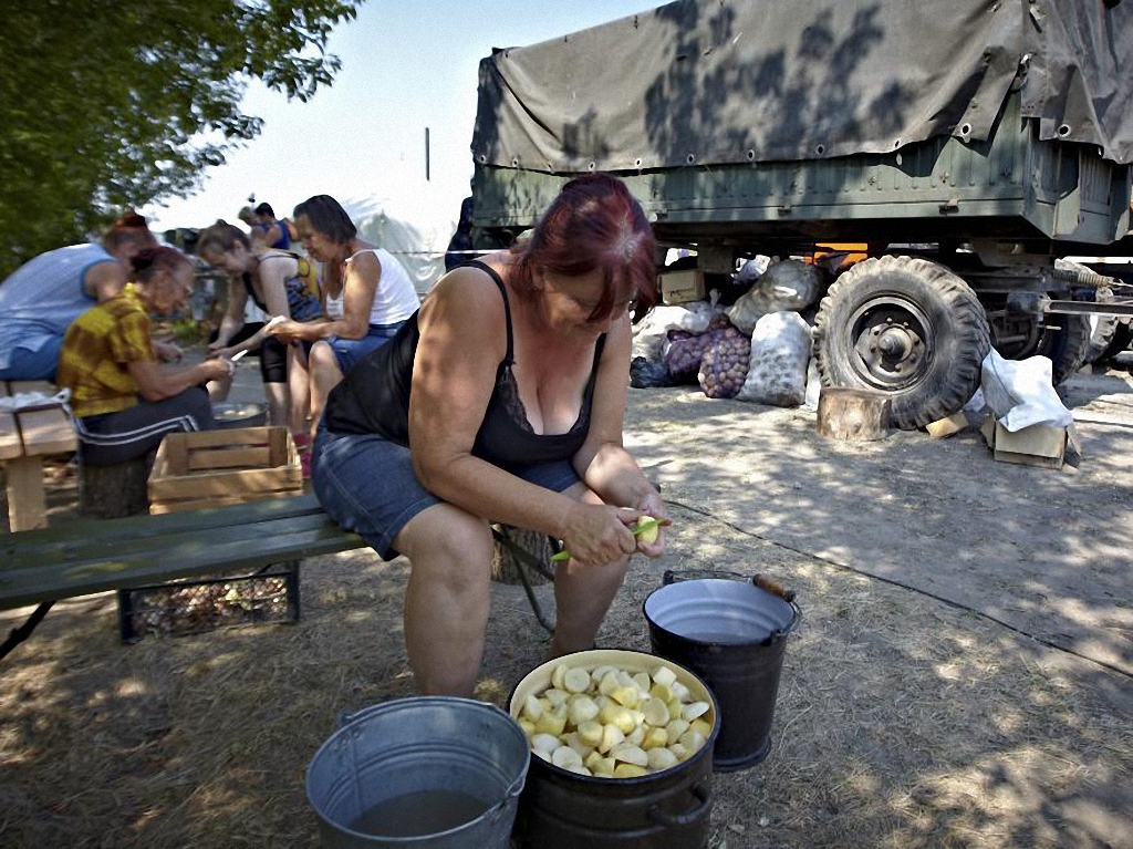 Спасаясь от войны - жизнь простых людей на востоке Украины-3