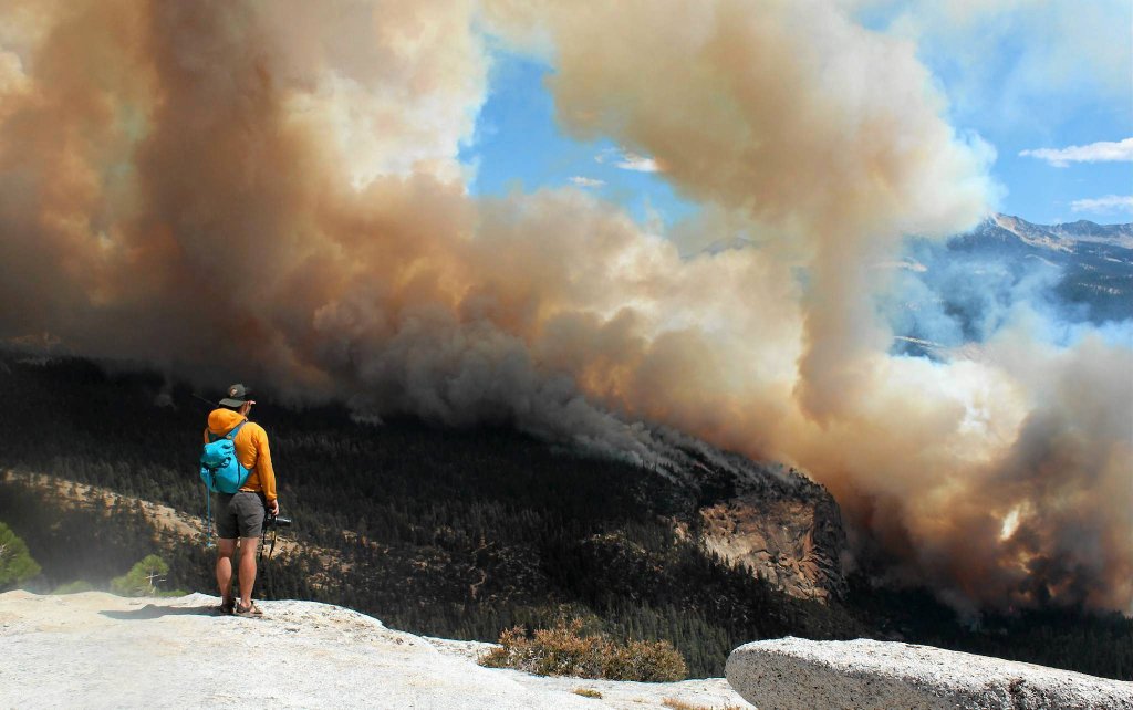 Пожар в национальном парке Йосемити-5