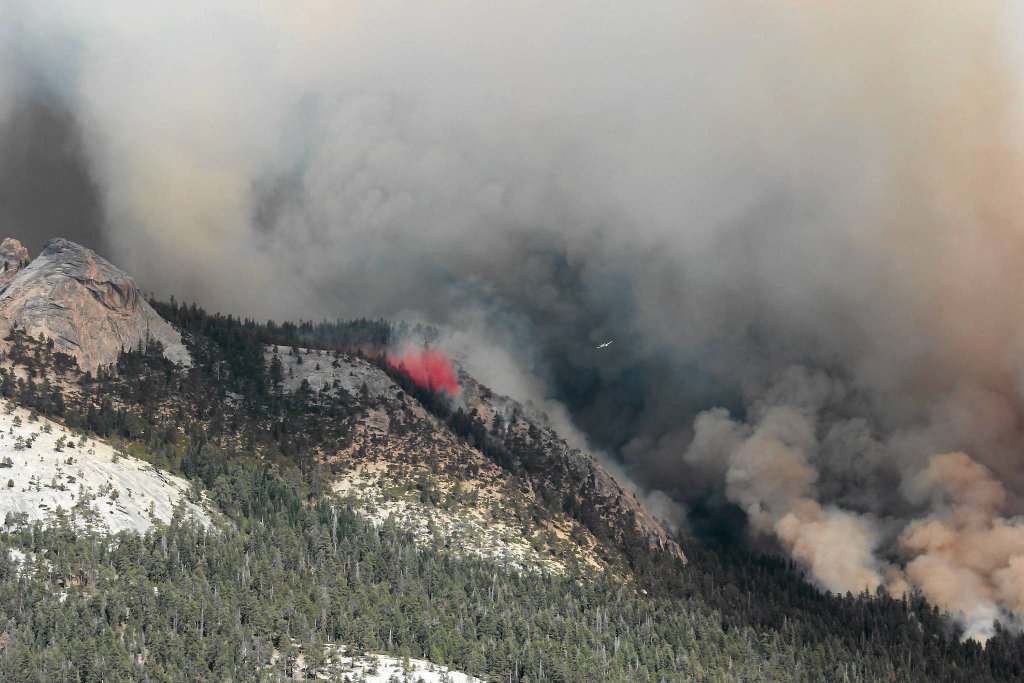 Пожар в национальном парке Йосемити-9