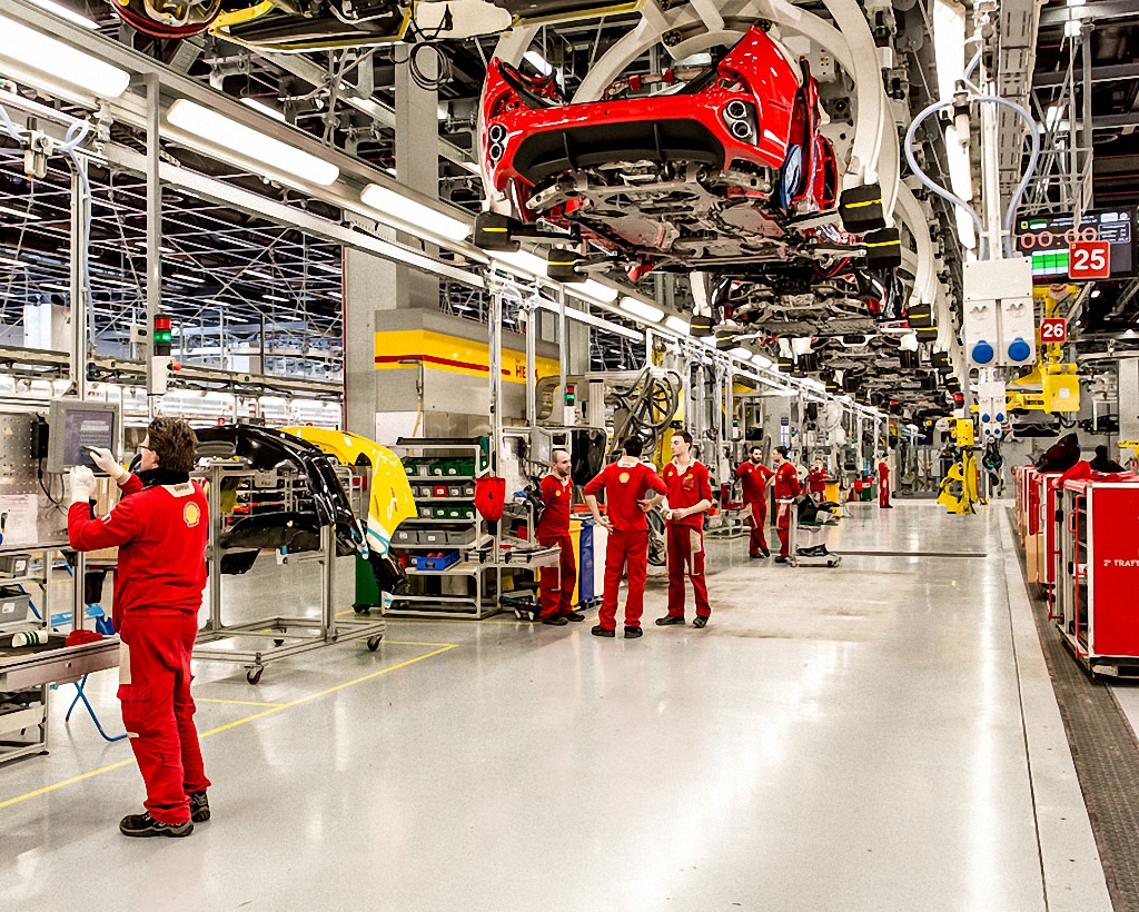 Виртуальная экскурсия по заводу Ferrari-10