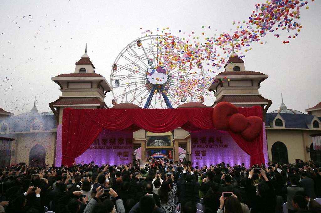 Первый парк Hello Kitty в Китае-11