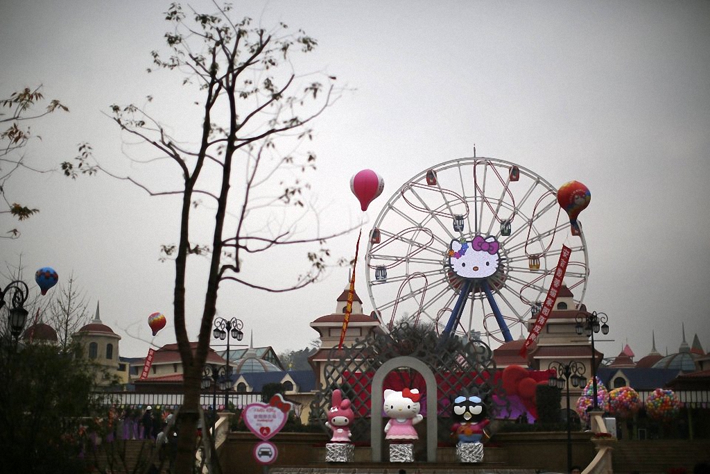 Первый парк Hello Kitty в Китае-5