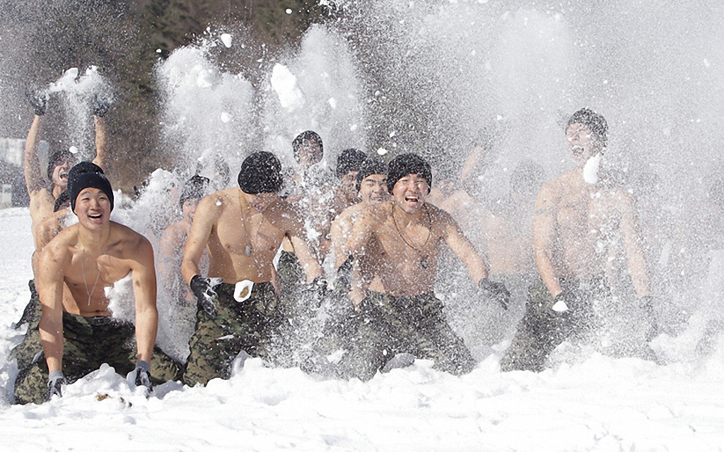 Зимние учения южнокорейского спецназа-1