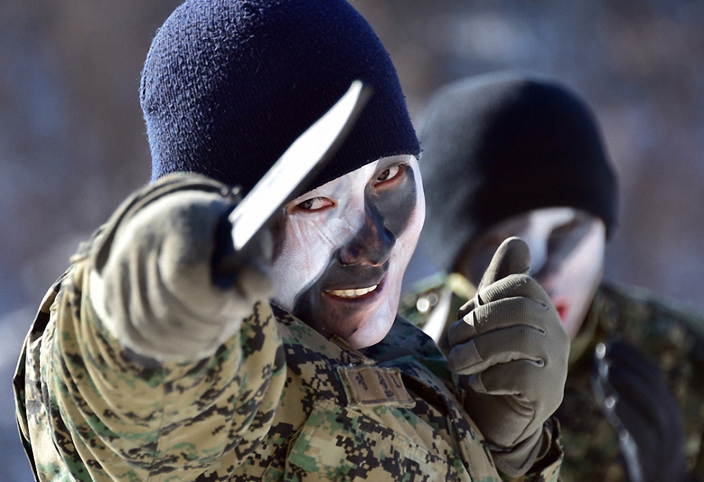 Зимние учения южнокорейского спецназа-11