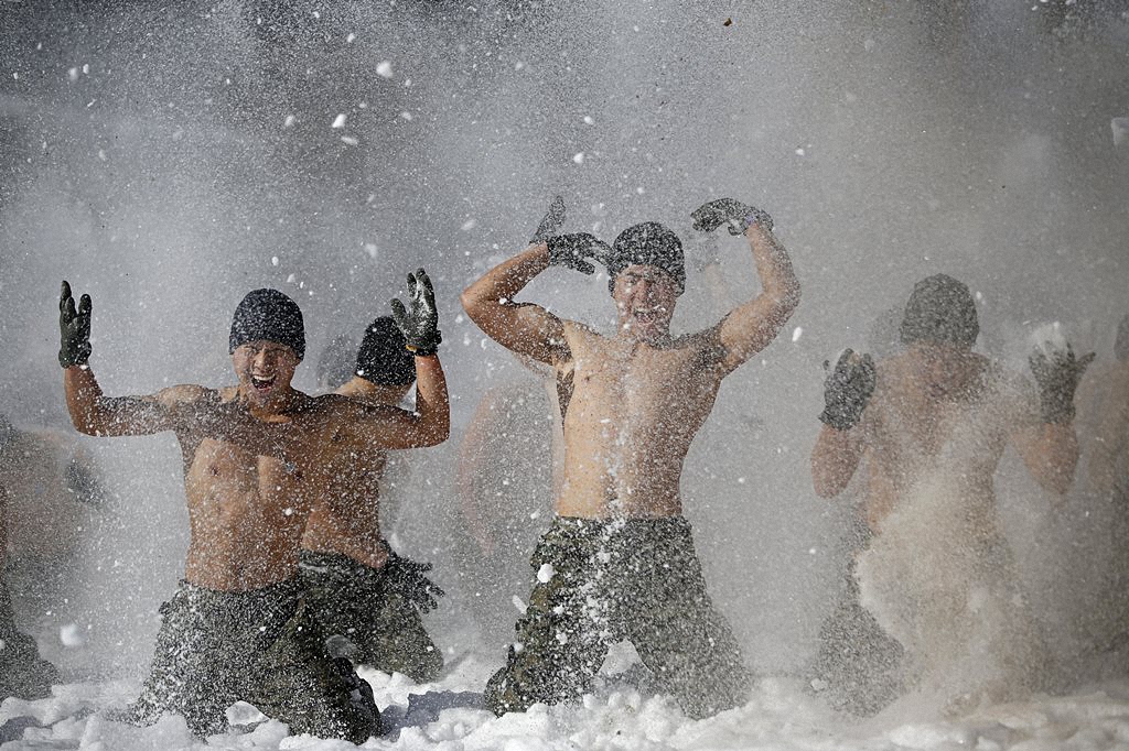 Зимние учения южнокорейского спецназа-12