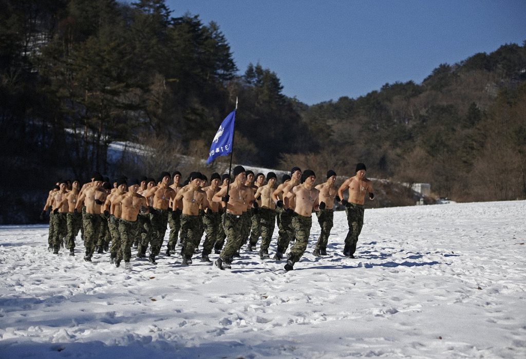 Зимние учения южнокорейского спецназа-5