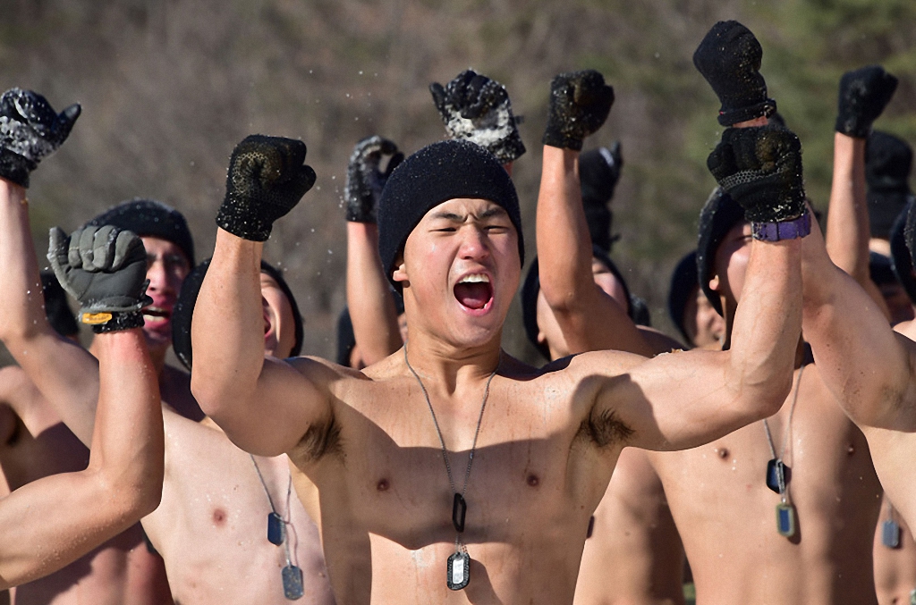 Зимние учения южнокорейского спецназа-7