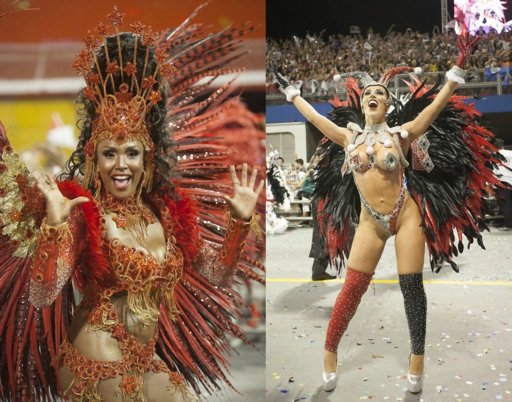 Горячие бразильские танцорки-11