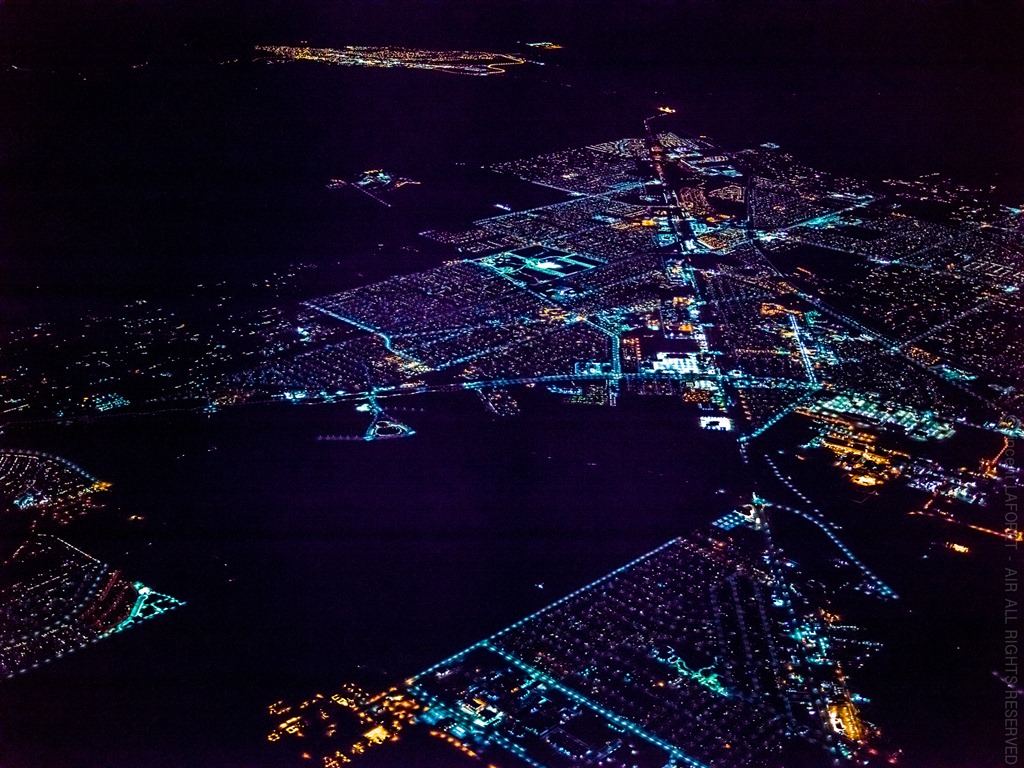 Ночной Лас-Вегас с высоты-3