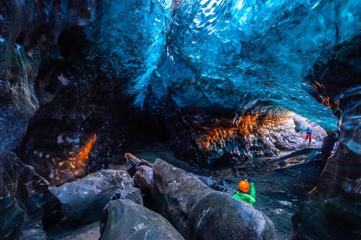 Потусторонняя пещера в леднике Ватнаёкуль-11