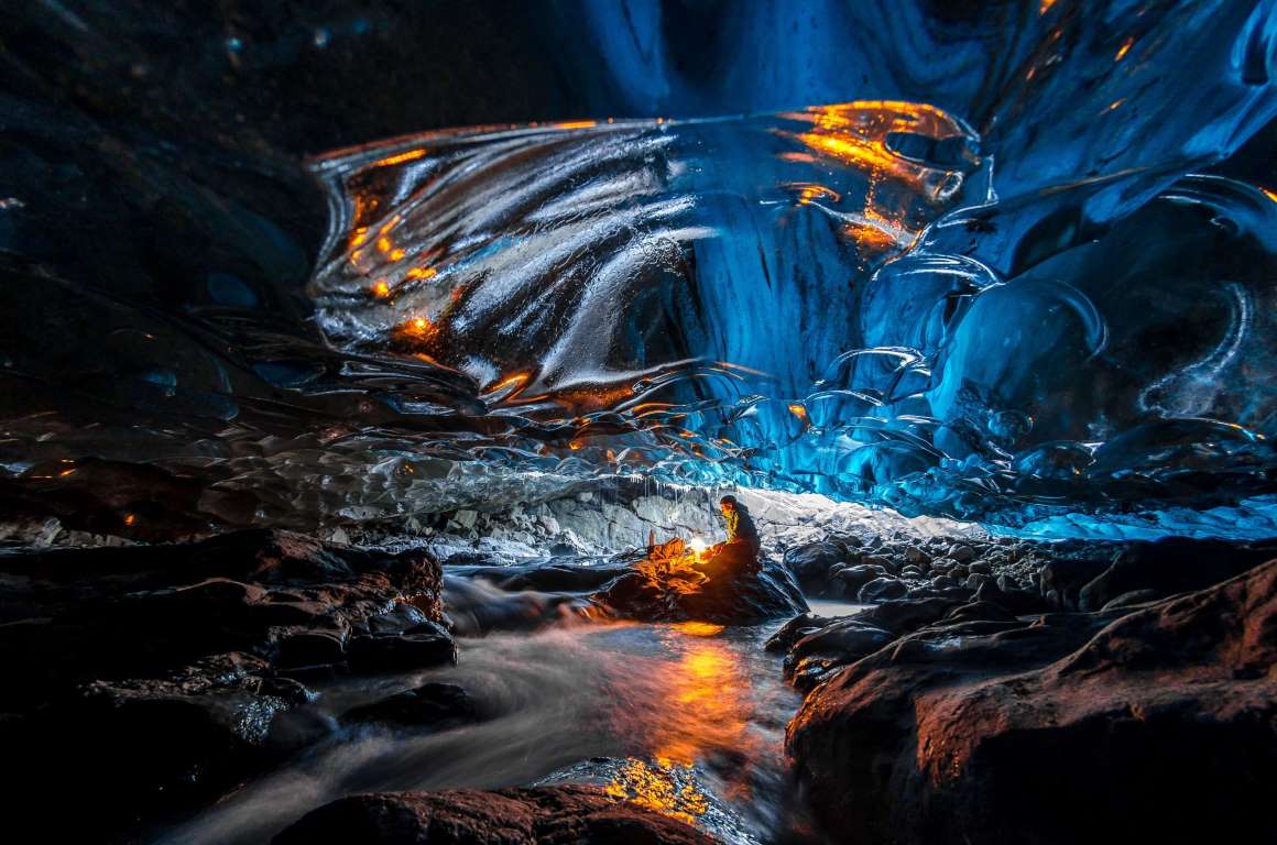 Потусторонняя пещера в леднике Ватнаёкуль-12