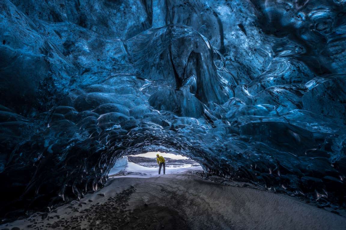Потусторонняя пещера в леднике Ватнаёкуль-14