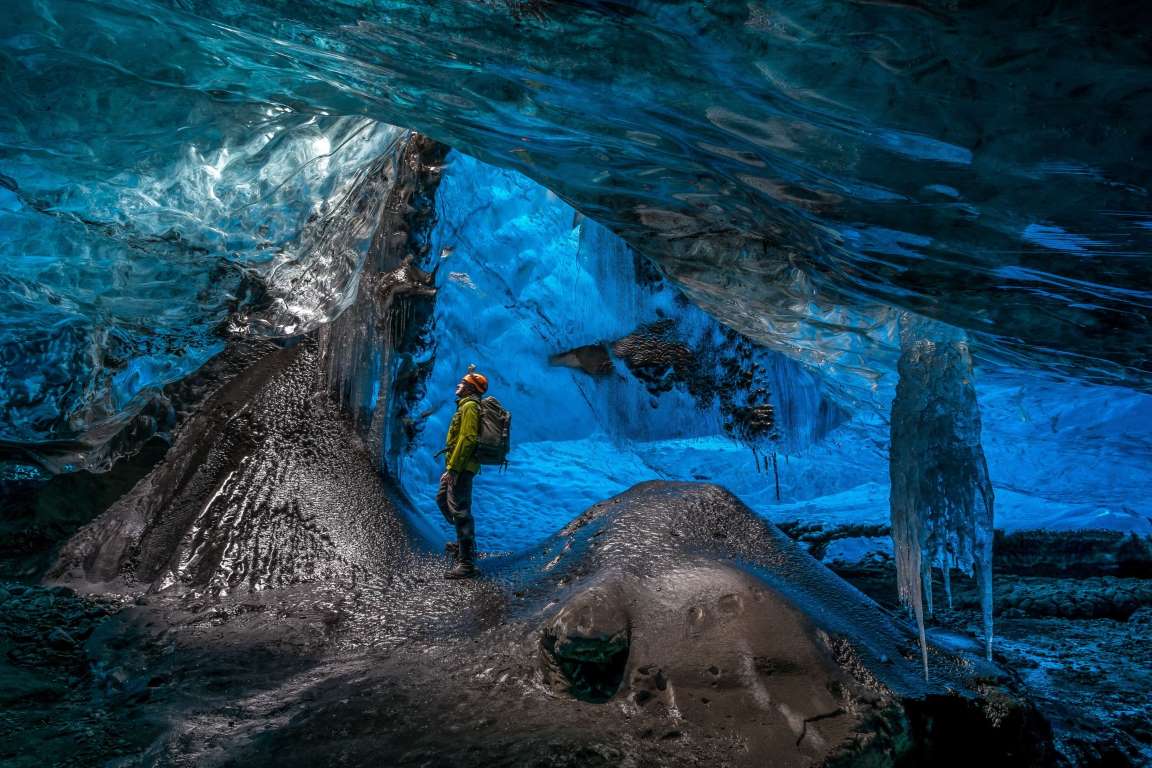 Потусторонняя пещера в леднике Ватнаёкуль-8