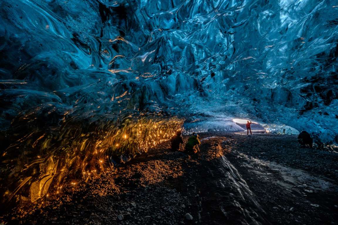 Потусторонняя пещера в леднике Ватнаёкуль-9