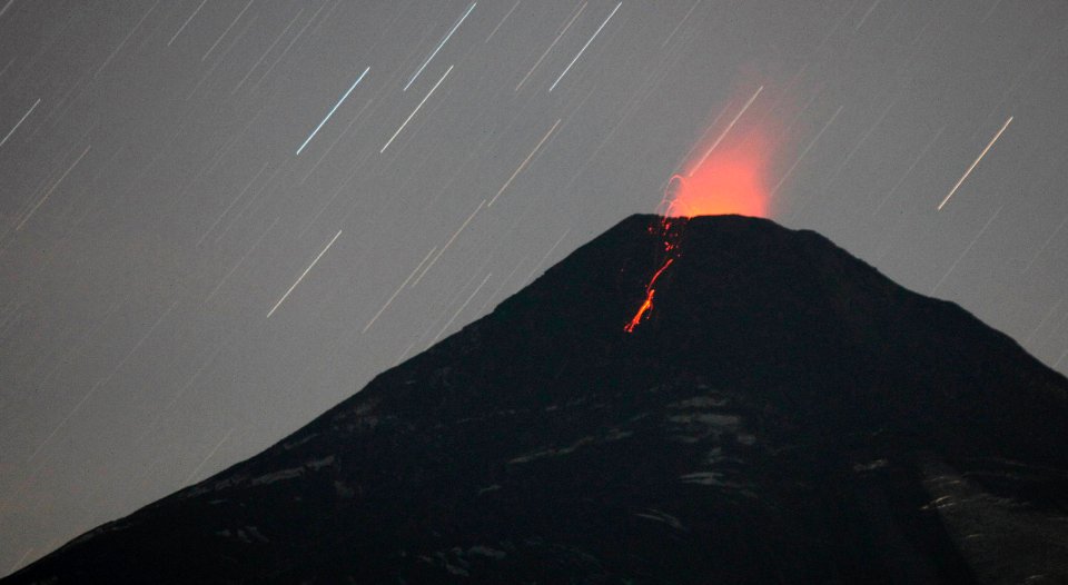 извержение вулкана Вильяррика-10