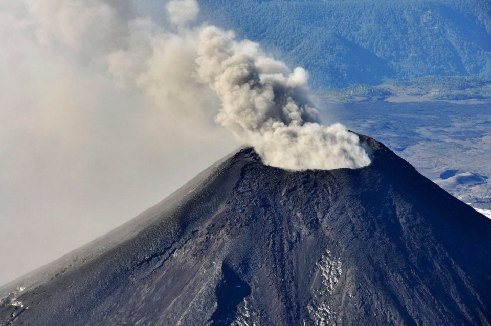 извержение вулкана Вильяррика-4