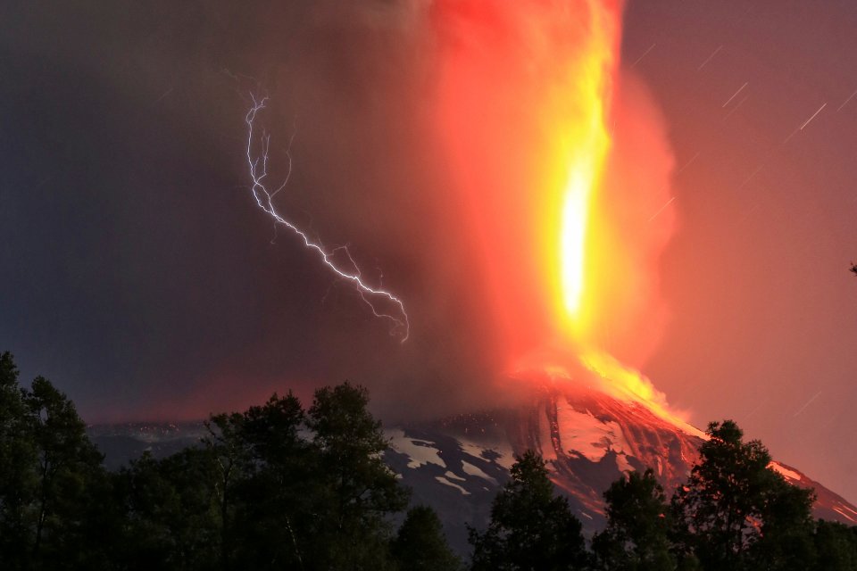 извержение вулкана Вильяррика-5