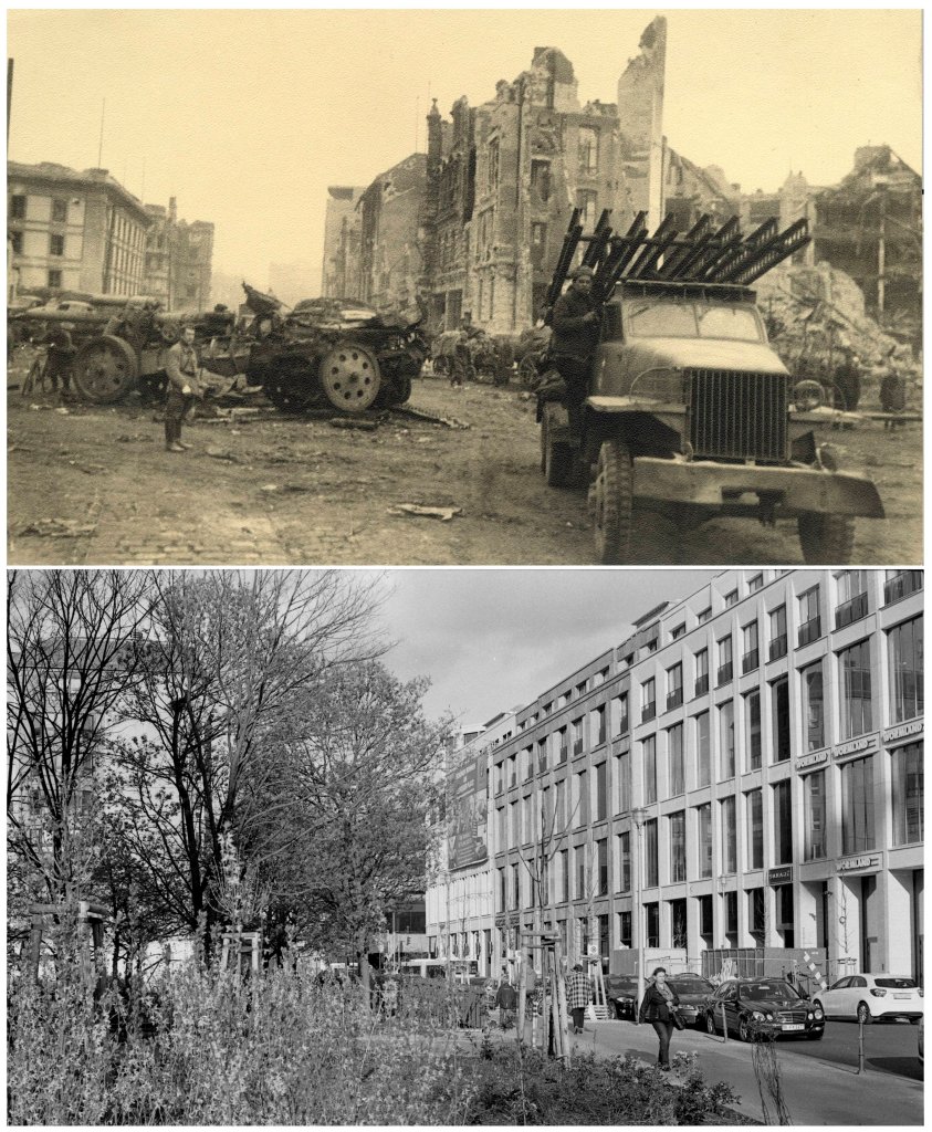 Берлин в 1945-ом и сейчас 5