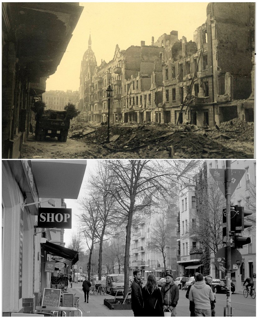 Берлин в 1945-ом и сейчас 6
