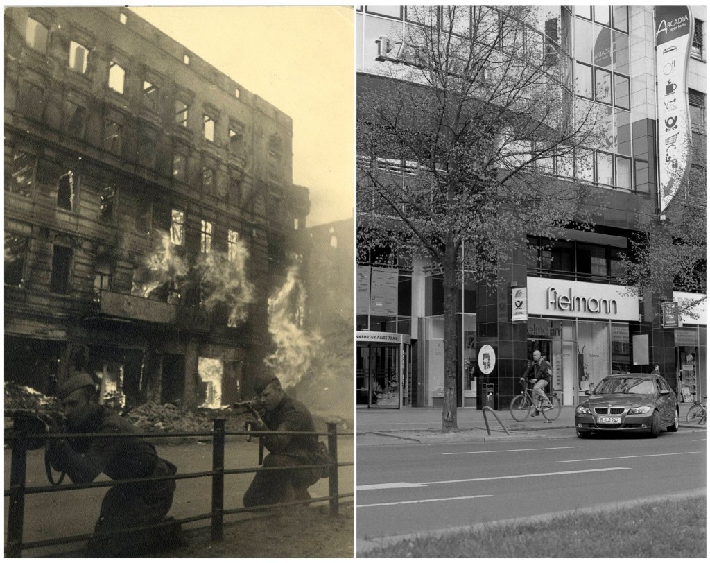 Берлин в 1945-ом и сейчас 7