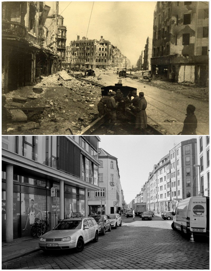 Берлин в 1945-ом и сейчас 8
