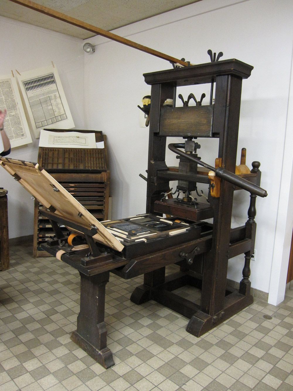 Как печатались газеты в 18-м веке 5