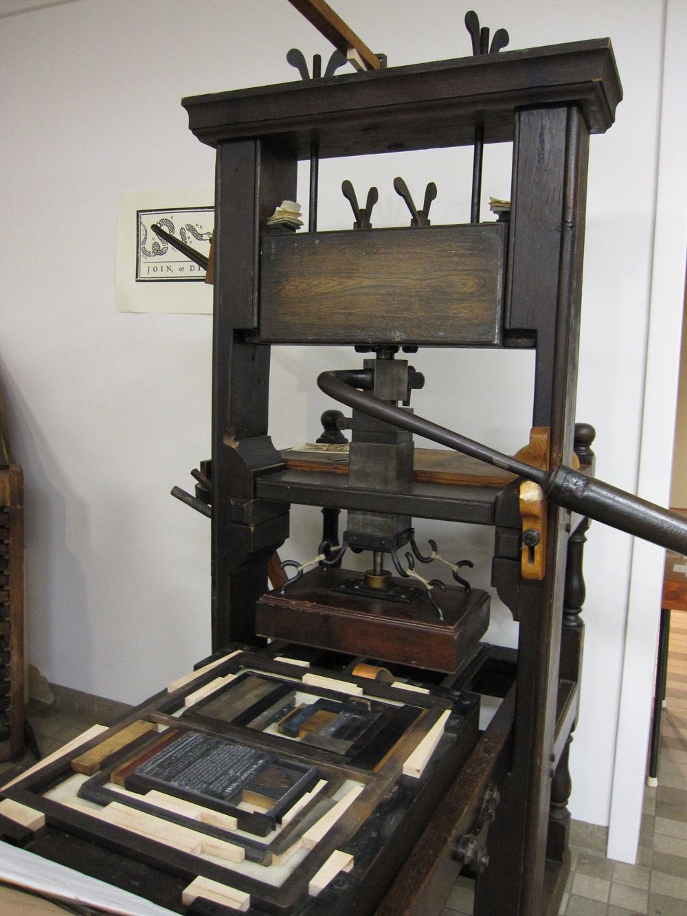Как печатались газеты в 18-м веке 6
