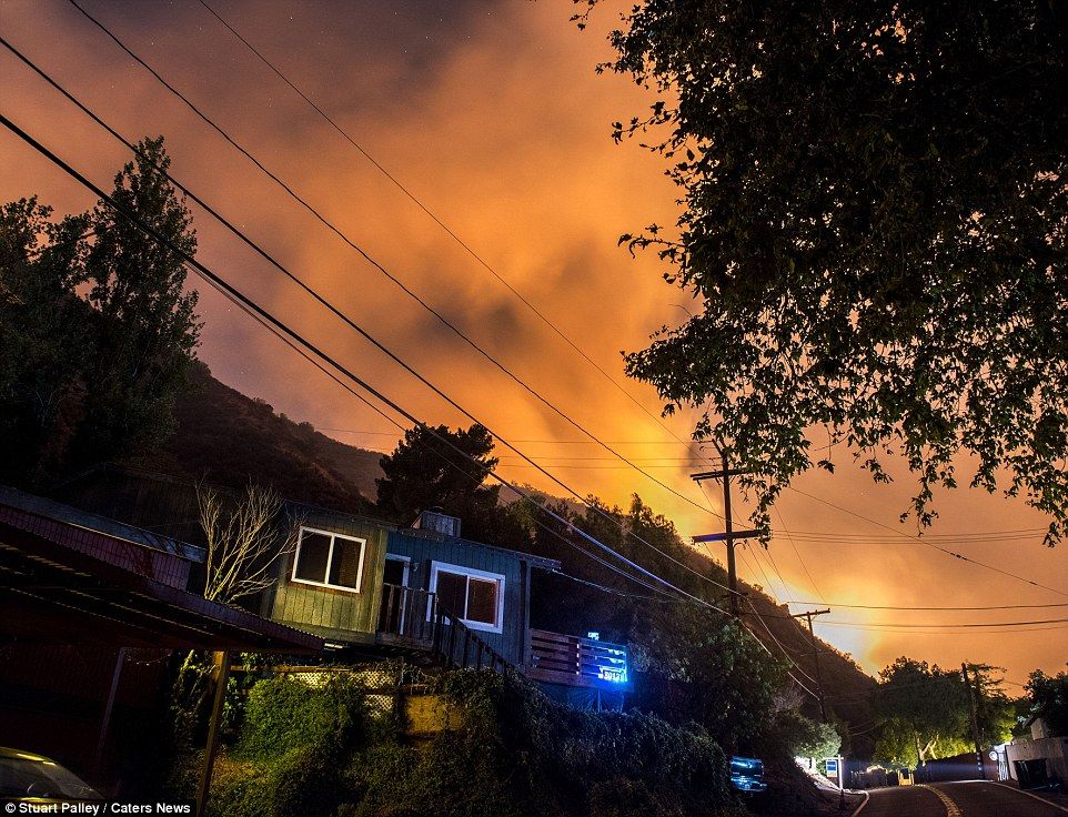 фотографии калифорнийских пожаров 13