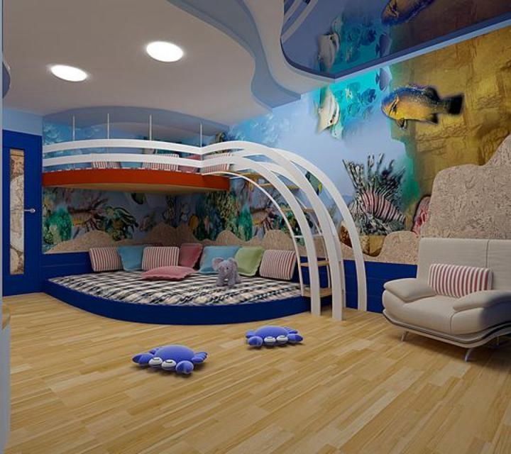 эксцентричные дизайны детских комнат 7