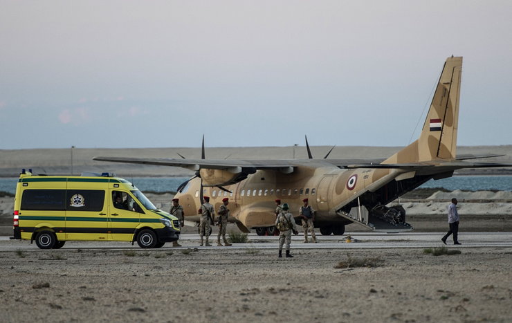 фотографии разбившегося самолета на Синайском полуострове-24