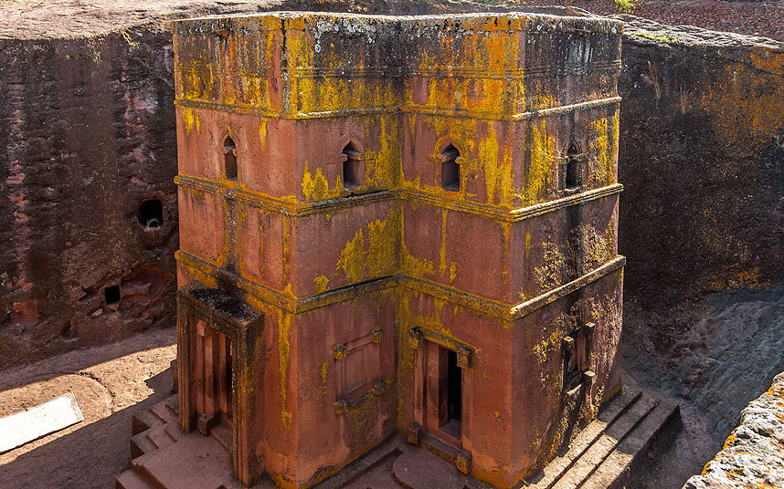 8. Церковь Святого Георгия, Эфиопия. 