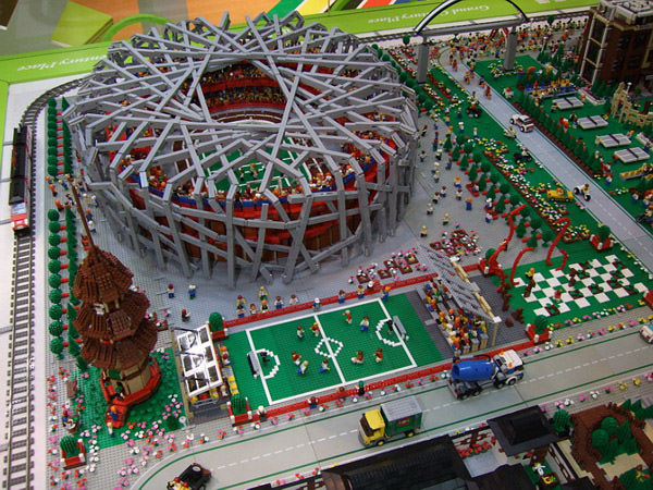 7. LEGO спортивный городок был построен в преддверии Олимпийских игр в Пекине. 