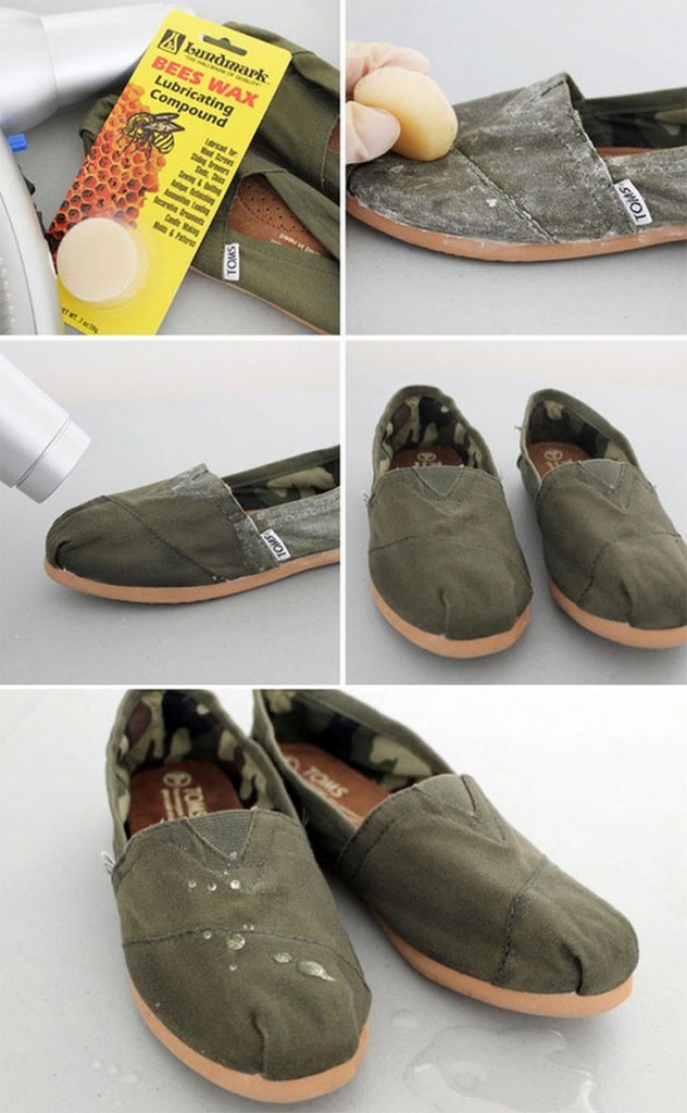 21. С помощью воска можно сделать вашу обувь или одежду водонепроницаемой. 