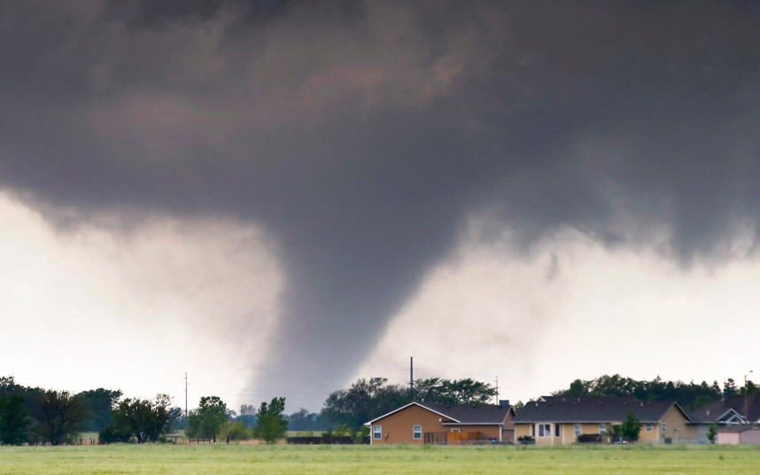 27. Торнадо в Канзасе. Фото: Вичита Орел.