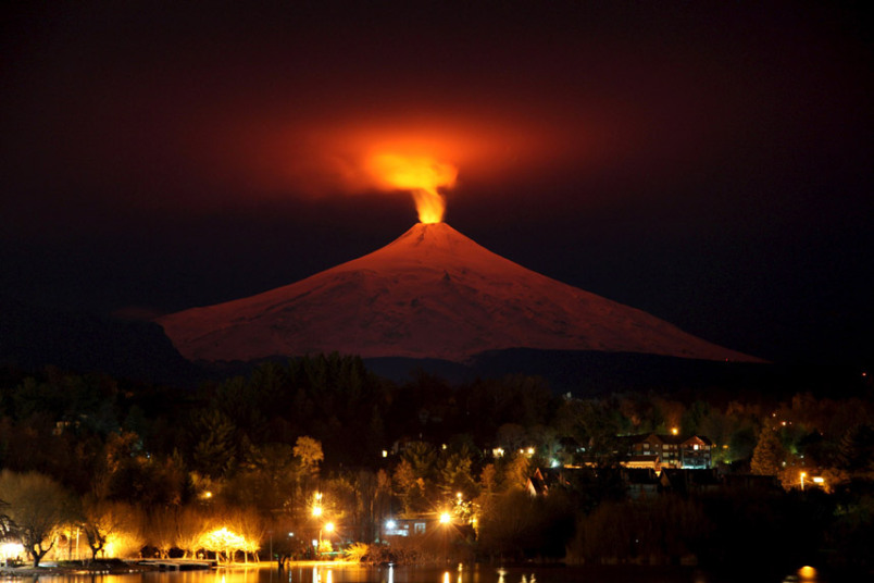 17. Вулкан Вильяррика, Пукон, Чили. Фото: Кристобаль Сааведра.