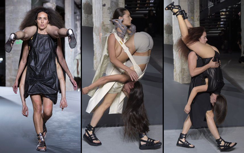 7. Демонстрация коллекции американского дизайнера Rick Owens на Неделе моды в Париже. 