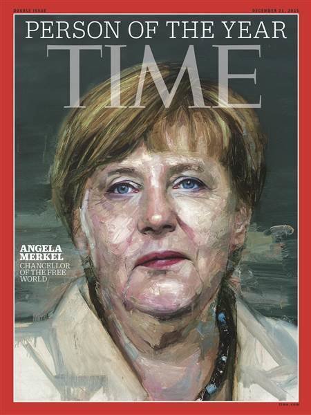 1. Ангела Меркель названа Человеком года 2015 по версии журнала Time.