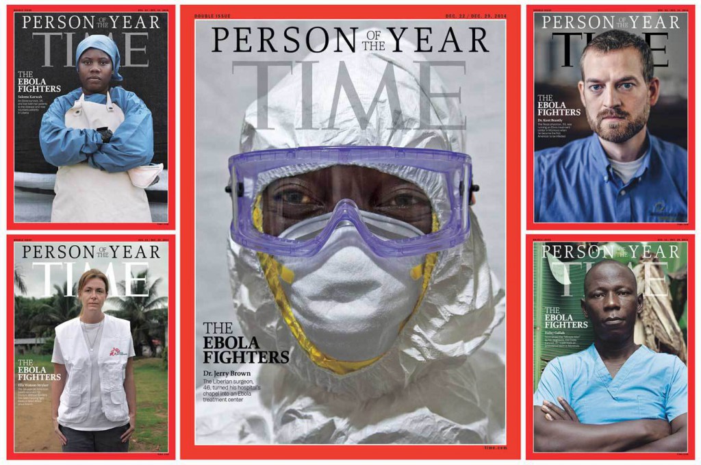 2. Человеком года 2014 стал собирательный образ борцов с лихорадкой Эбола. 