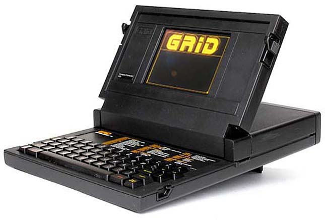 1. GRiD Compass – тот самый первый ноутбук, созданный для NASA. Оболочка была создана британским дизайнером Bill Moggridge. Объем памяти - 340Кб, что было просто колоссально для того времени.