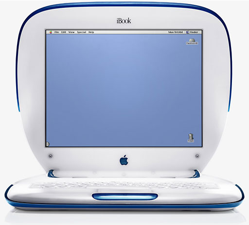 5. IBook, пожалуй, является самым знаковым произведением дизайнеров Apple. И не только в дизайне. С приходом этого ноутбука полностью поменялась ценовая политика на портативные компьютеры. IBook стал первым доступным потребителю ноутбуком и продавался в действительно больших количествах. 