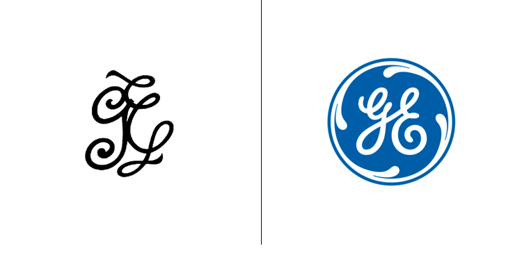 8. Простой логотип General Electric впервые был разработан в 1892 году. Круг был добавлен в 1900 году, а его синий оттенок добавился в 2004 году.