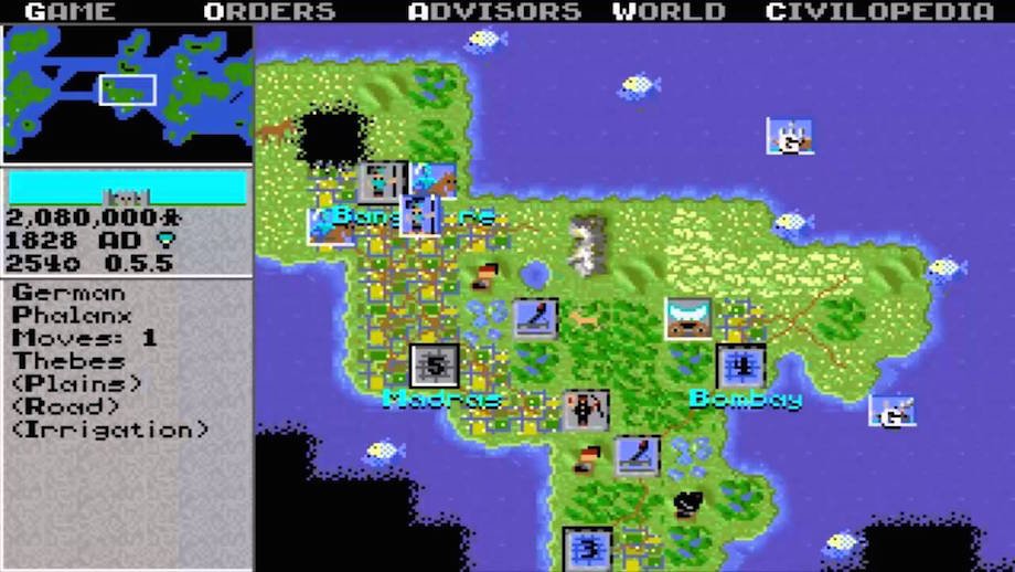 15. Sid Meier’s Civilization тогда.