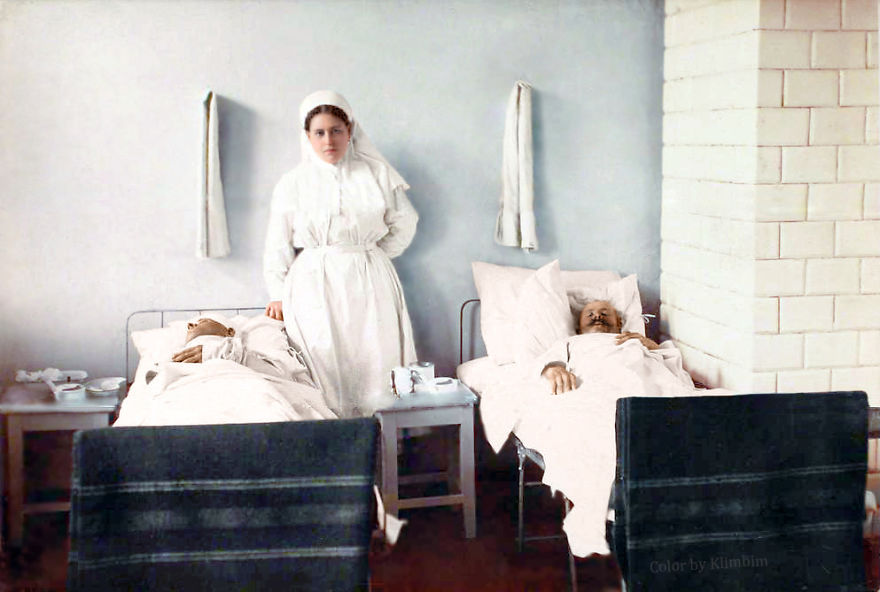 40. Медсестра, 1914-1916 год.